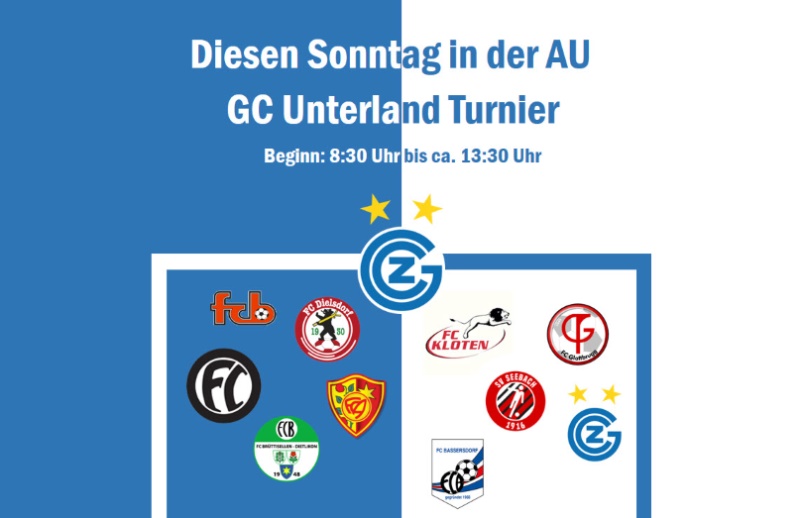 GC Unterland Turnier am 8. April 2018 in der AU! 