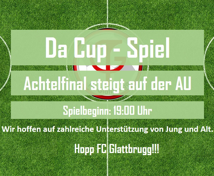 Heute Abend Da-Cup Highlight gegen Altstetten!