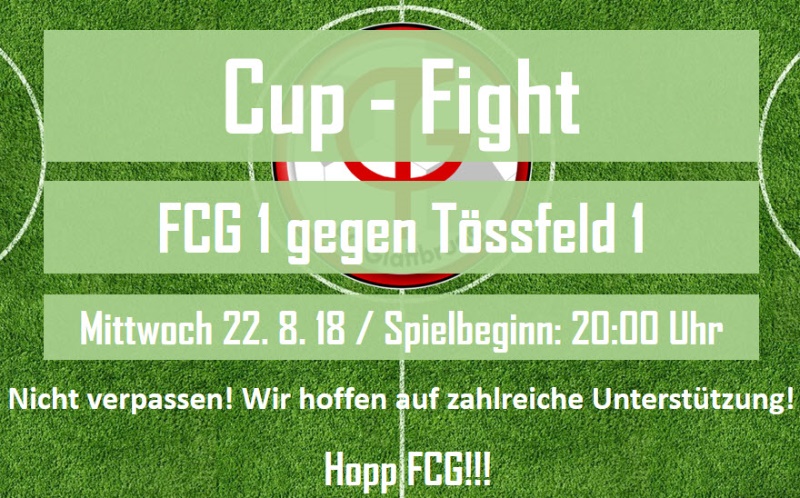 FCG1 gegen Tössfeld 1 auf der Sportanlage AU!  