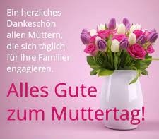 Alles Gute zum Muttertag 