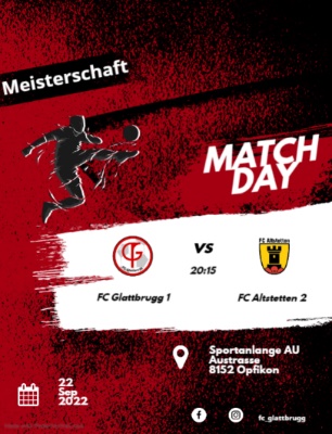 FC Glattbrugg 1 vs FC Altstetten 2 / 3:0