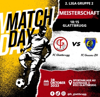 Match Day: FC Glattbrugg 1 vs FC Gossau ZH 1