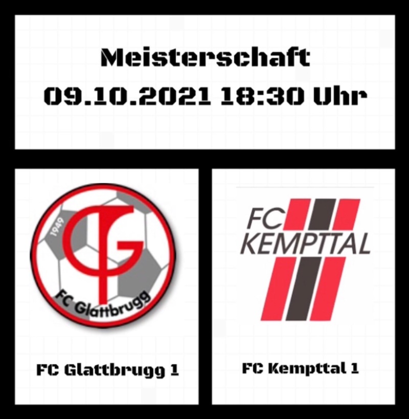 09.10.21 um 18:30 Uhr FCG1 vs FC Kempttal 1