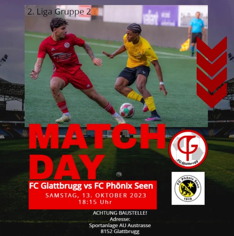 MATCH DAY: FCG 1 vs FC Phönix Seen